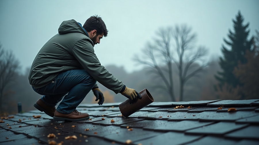 An inspector lifting a damaged shingle to check the seal beneath